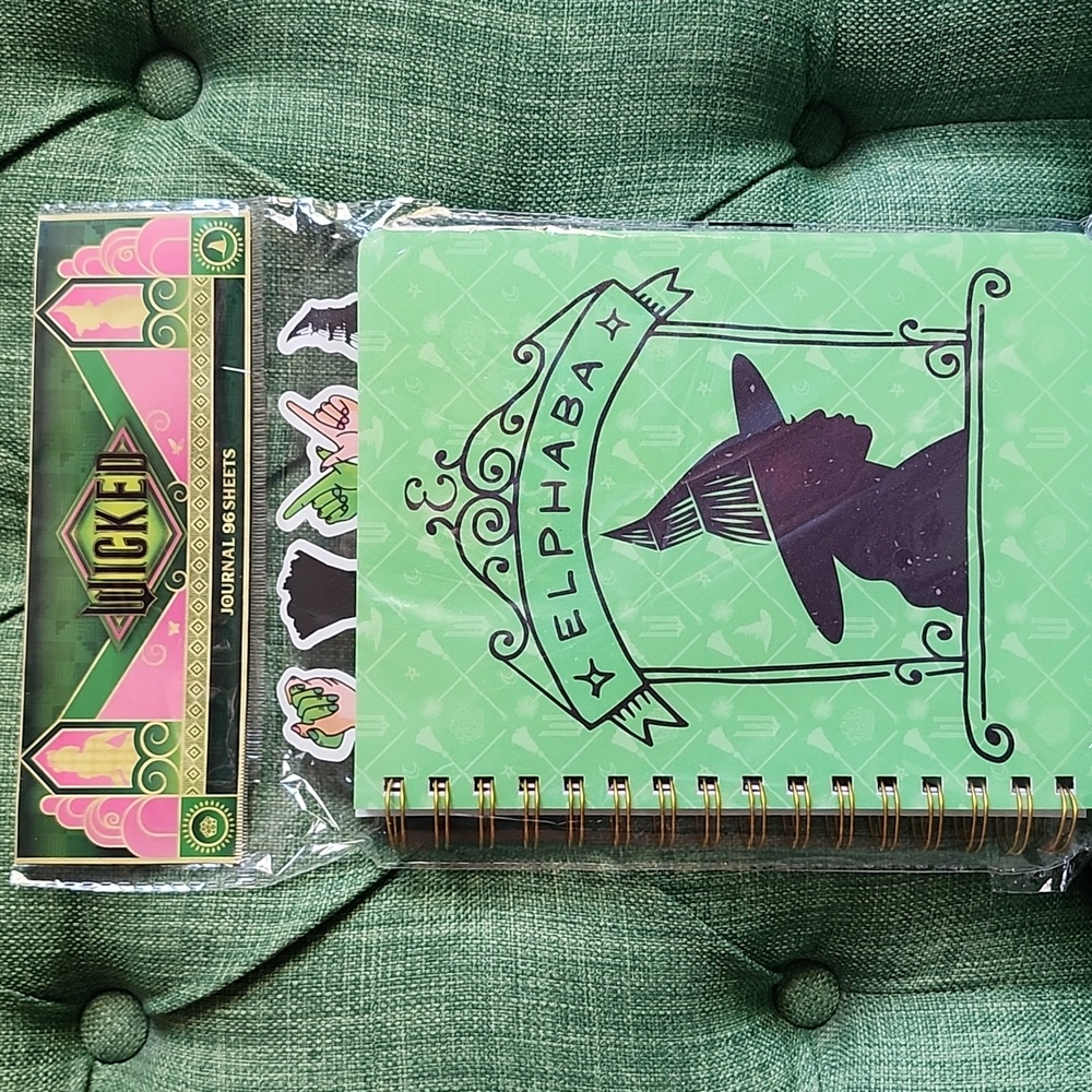 Wicked Elphaba Journal with Tabs